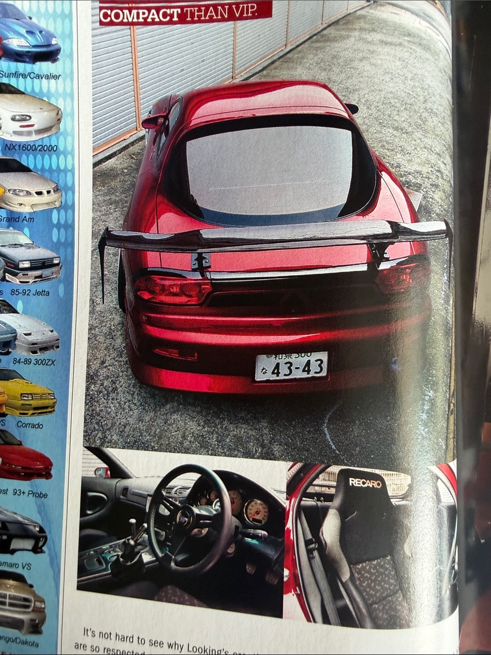 LUX-STYLE FD RX-7 Magazine - Red Cover - Picture 6 of 12